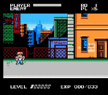 Mighty Final Fight (USA) (Capcom Classics Mini Mix) (Aftermarket) screen shot game playing